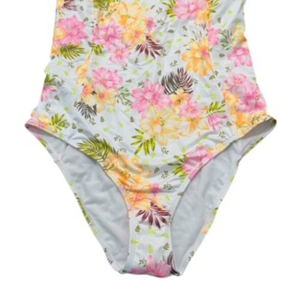 NEW Hurley White Floral Long Sleeve Back Zip Surf Suit Women’s Size XL NWT - Picture 5 of 14